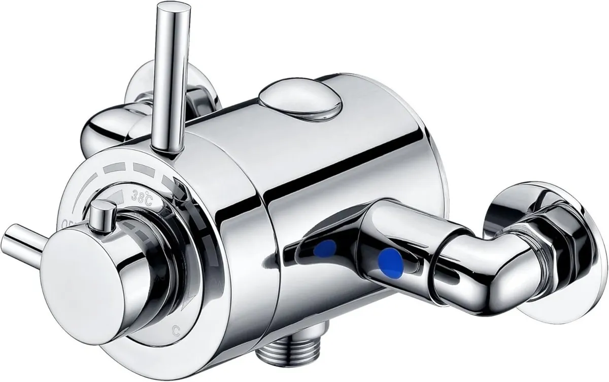 T95 Modern Thermostatic Shower Valve Concentric - Image 1