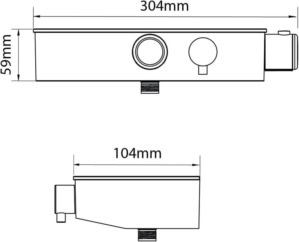 Swpbdivchr Push Button Mixer-Chrome - Image 2