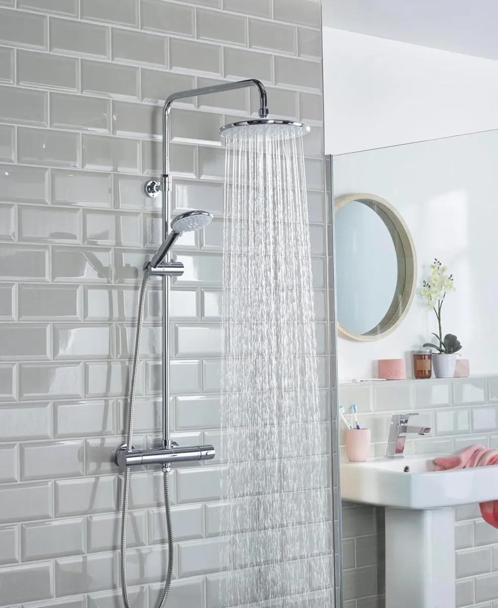 Buzz Diverter Bar Thermostatic Mixer Shower - Image 4