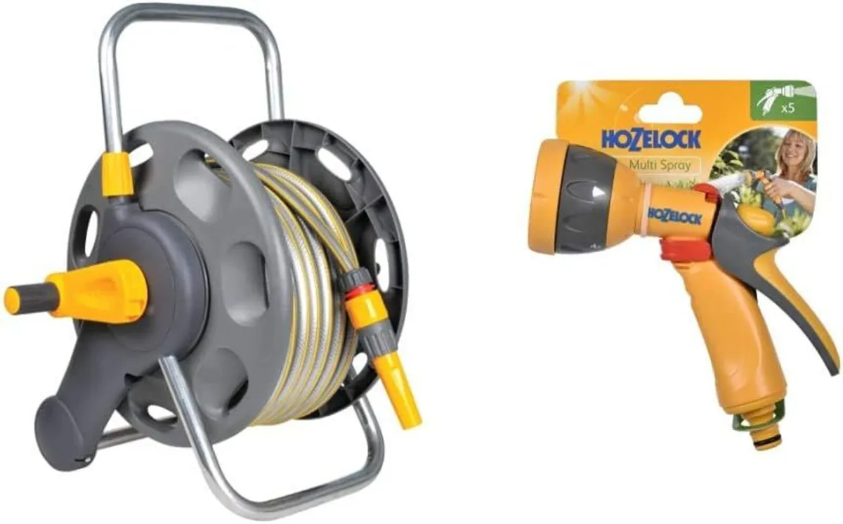 Hozelock 60m Hose Reel Which Comes with 25m - Image 1