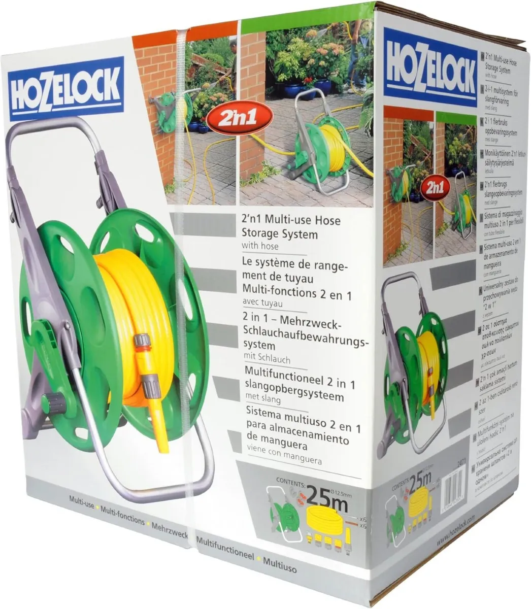 Hozelock 60m Hose Reel Which Comes with 25m - Image 4