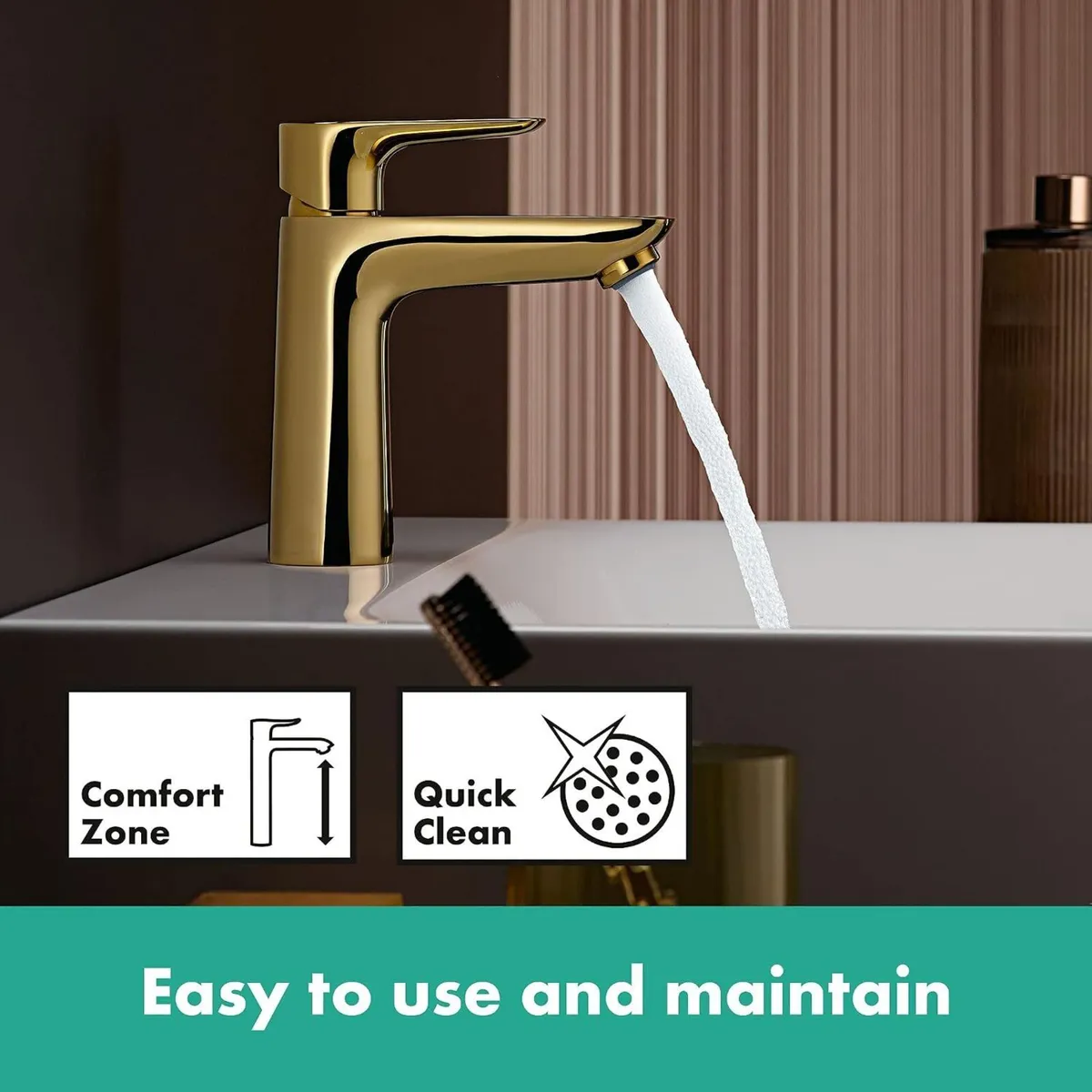 Talis E 110 Coolstart Single-Lever Washbasin - Image 4