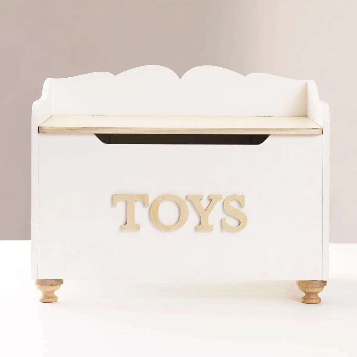 Kids Toy Box for Toys Wooden Storage - Image 2