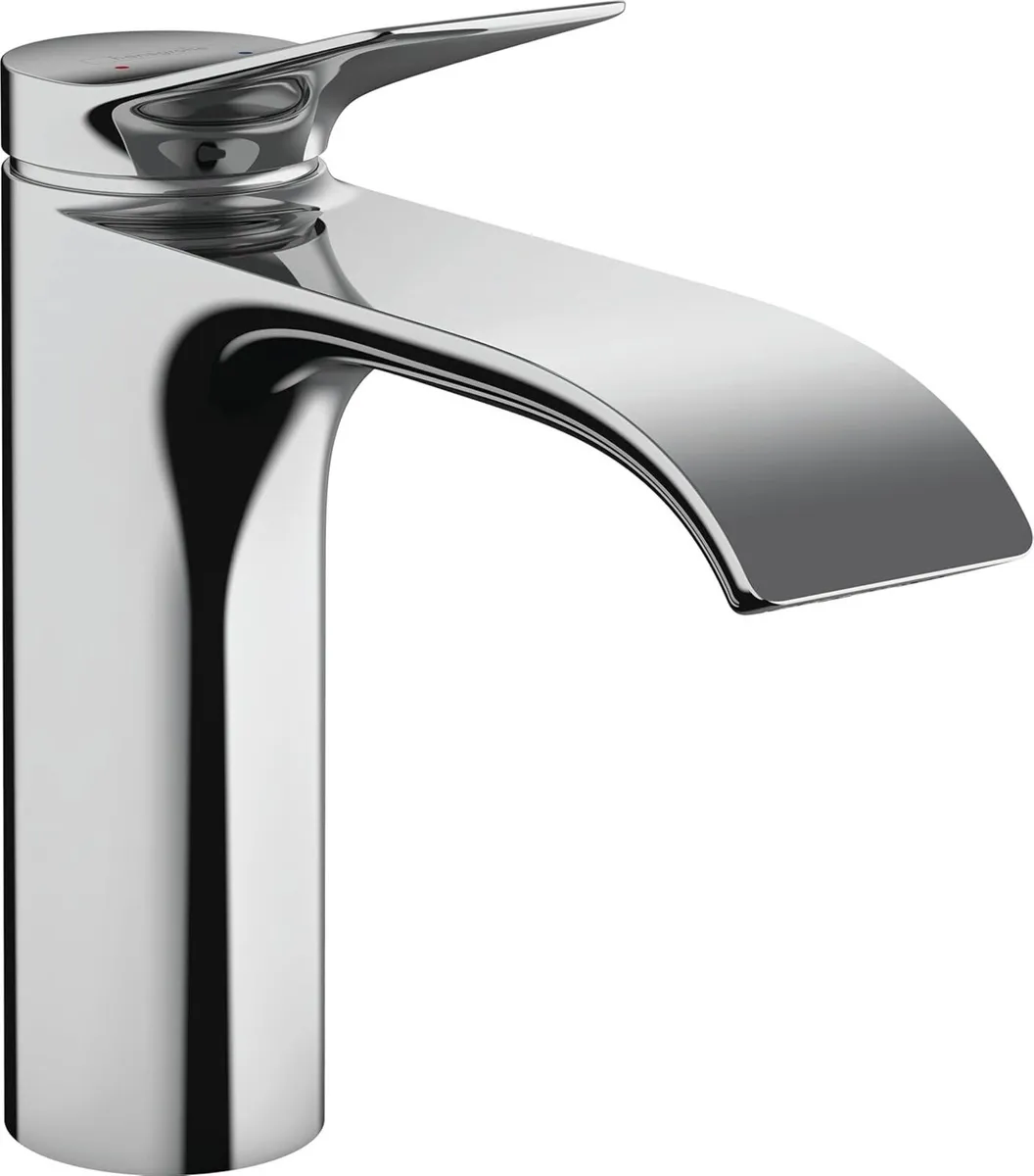 Basin Mixer Tap 110 Without Waste Set Chrome - Image 1