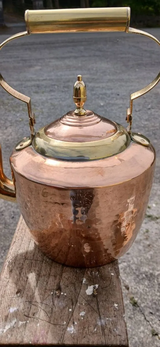 Vintage Copper Kettle - Image 1