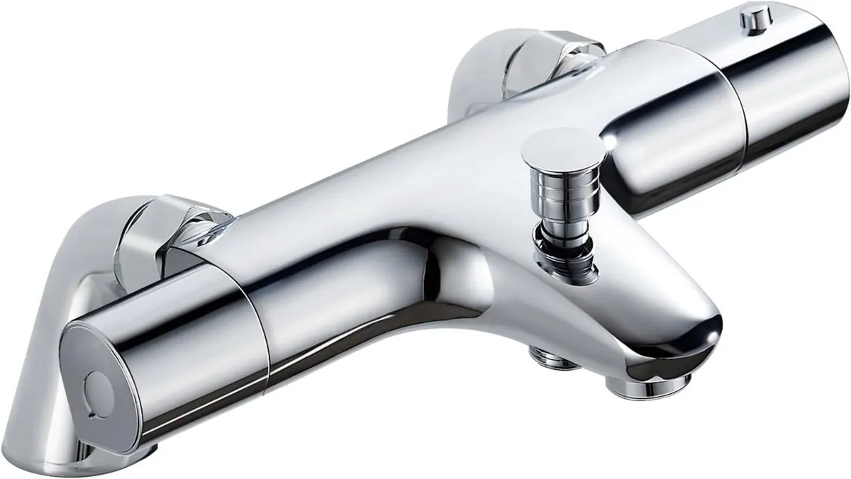 Thermostatic Bath Shower Mixer Bar Anti Scald 38 - Image 1