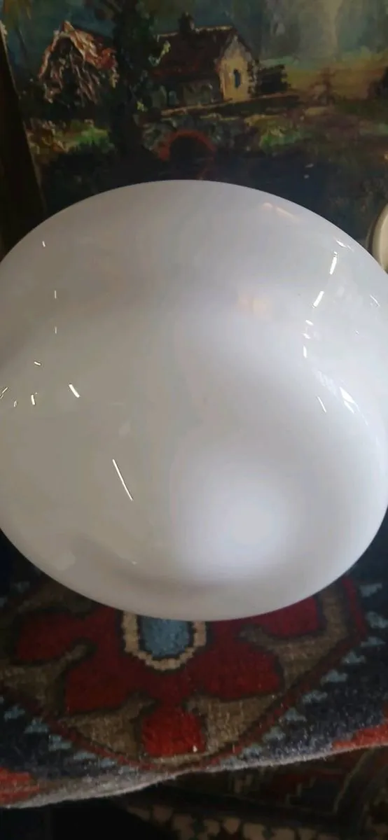 1940 opaline glass shade - Image 3