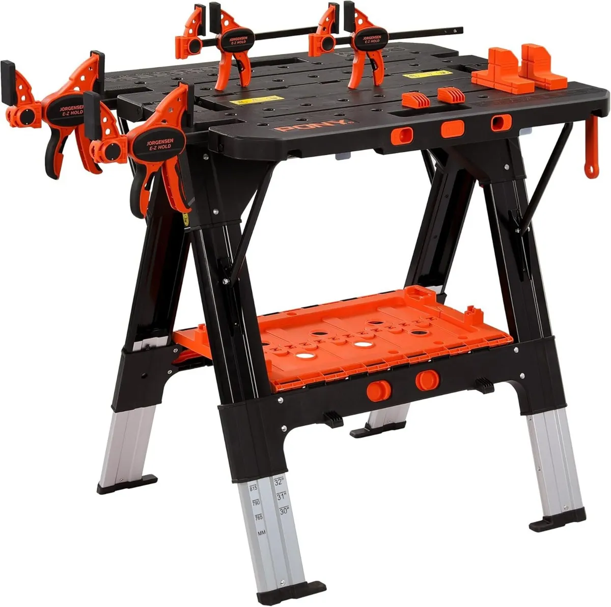 2-In-1 Folding Workbench 227KG Work Bench 454 - Image 1