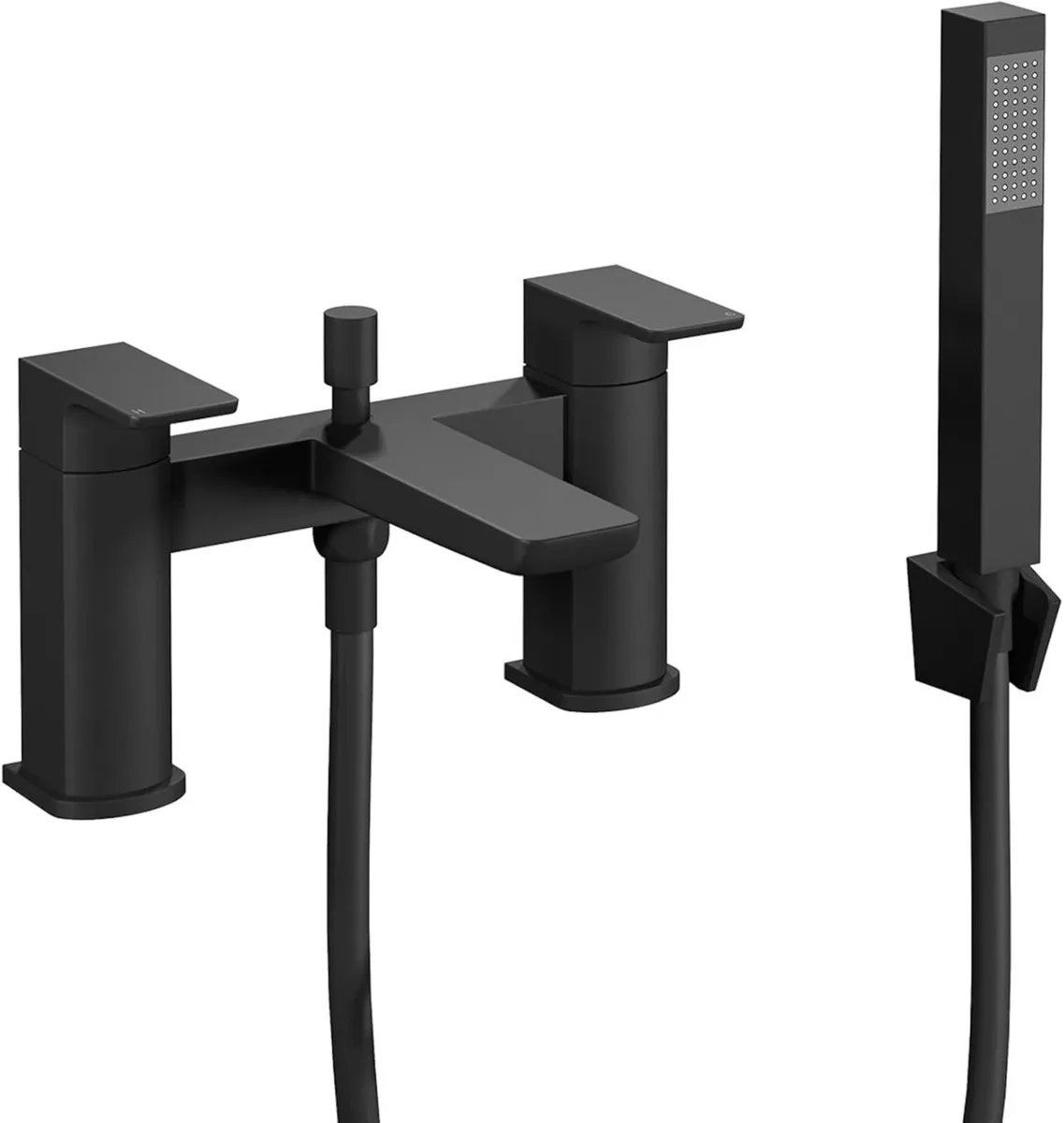 Bath Shower Mixer Tap Faucet with Kit Handheld - Image 1