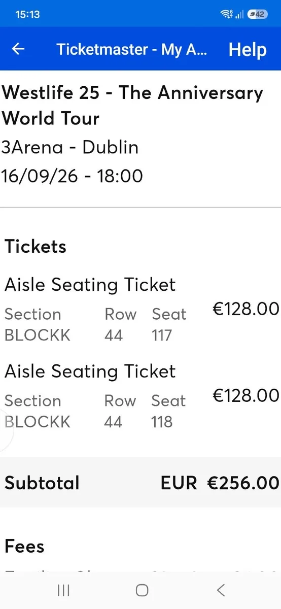 Westlife tickets