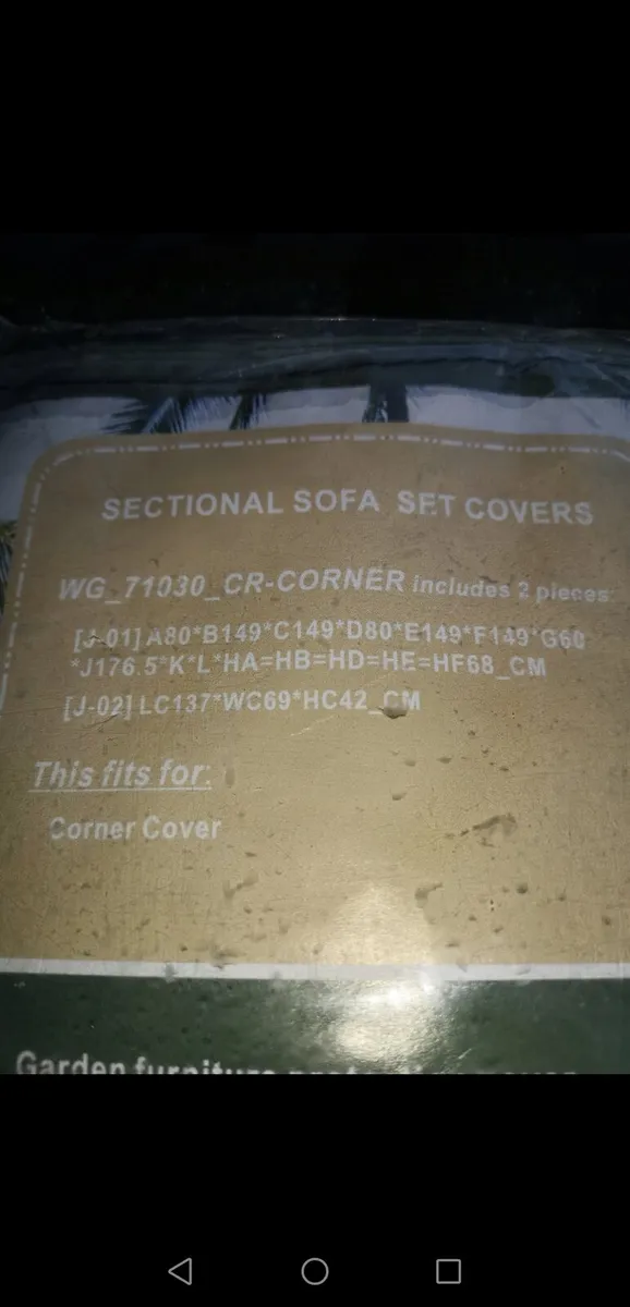 ***CLEARANCE*** Sectional Sofa Set Cover - Image 2