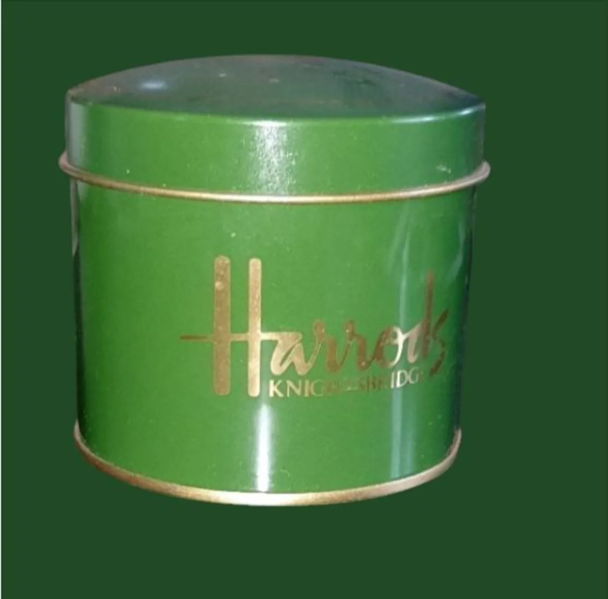 Pristine Vintage Sealed Harrods Biscuit Tin - Image 4