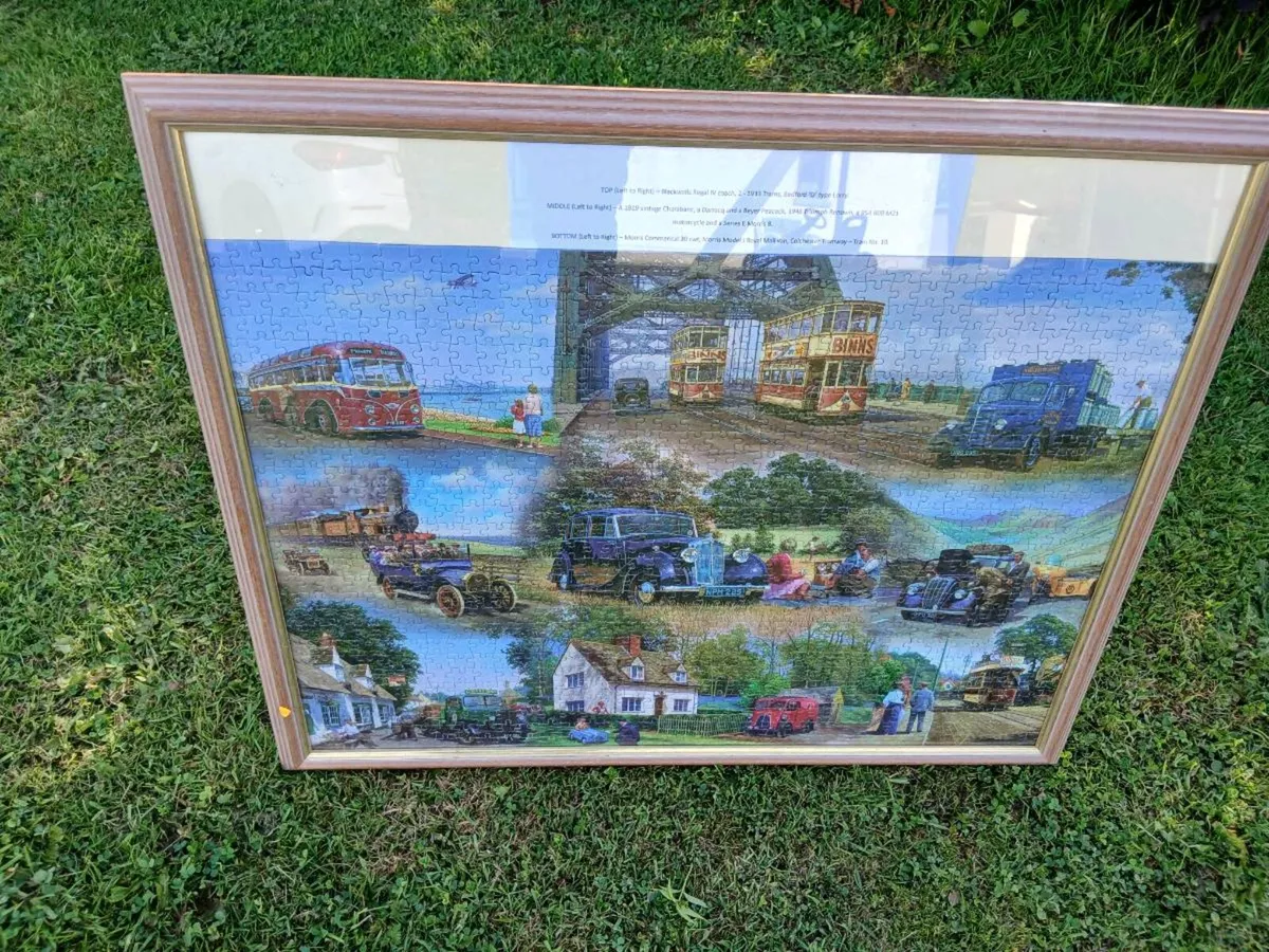 Framed Classic Cars Jigsaw - Image 3