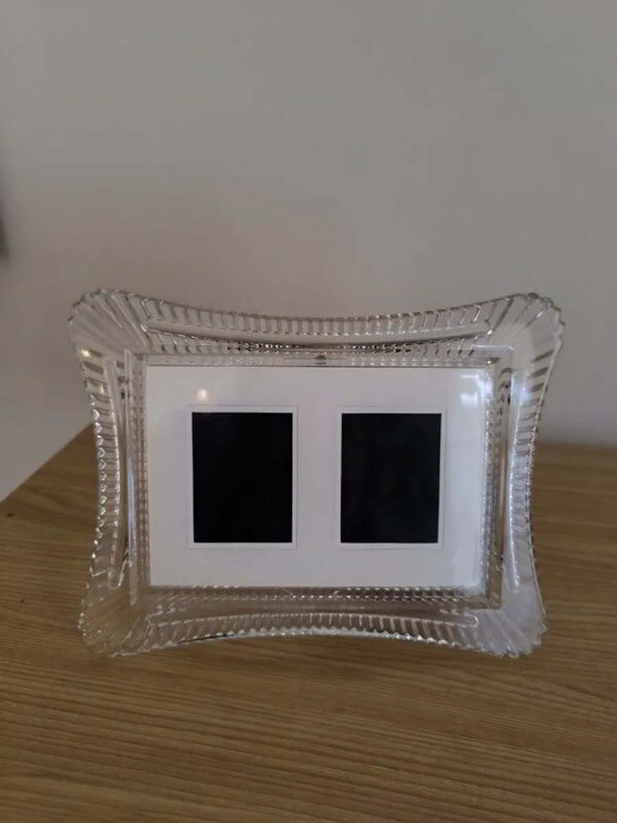 Waterford Crystal Double Photo Frame: Beautiful Condition - Image 3