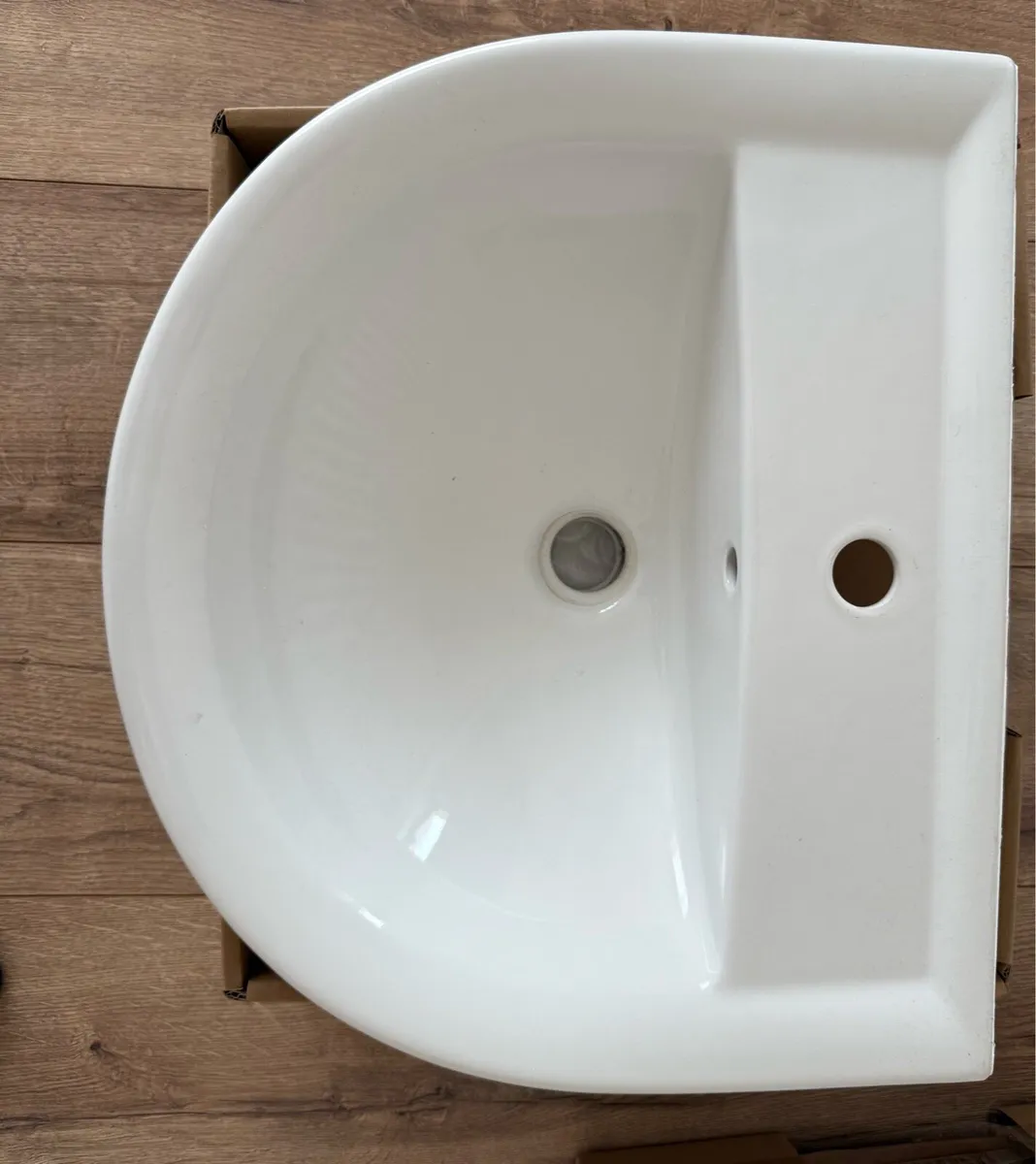 Basin with semi pedestal - Image 2