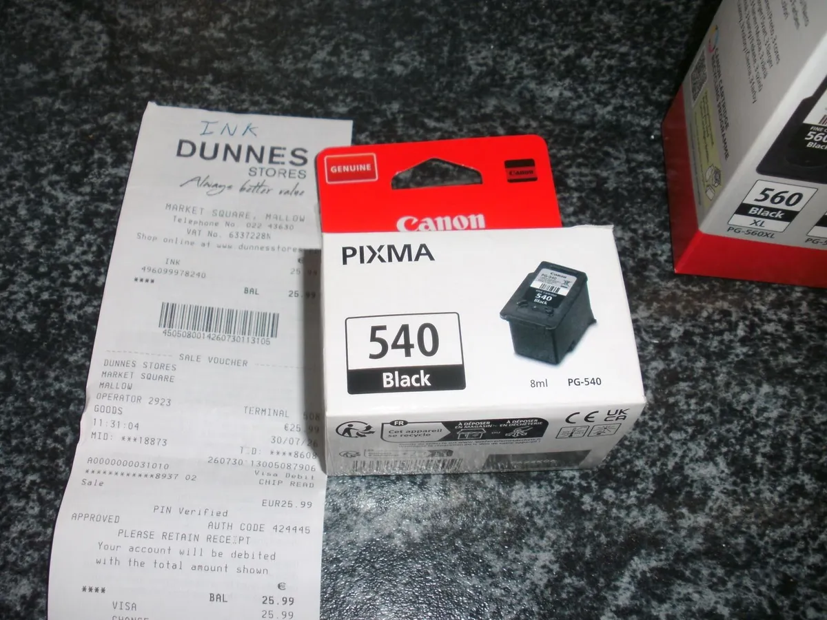 Ink cartridge for canon printer new - Image 2