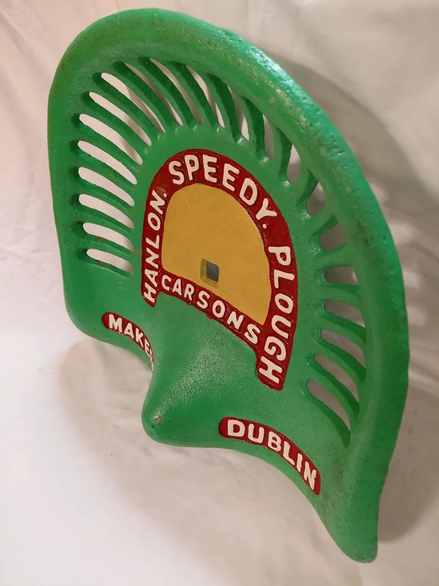 Vintage Style Hand Painted Hanlon & Sons Tractor S - Image 3
