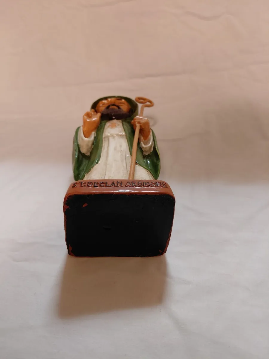 Hand‑Painted St Declan of Ardmore Figurine – - Image 4