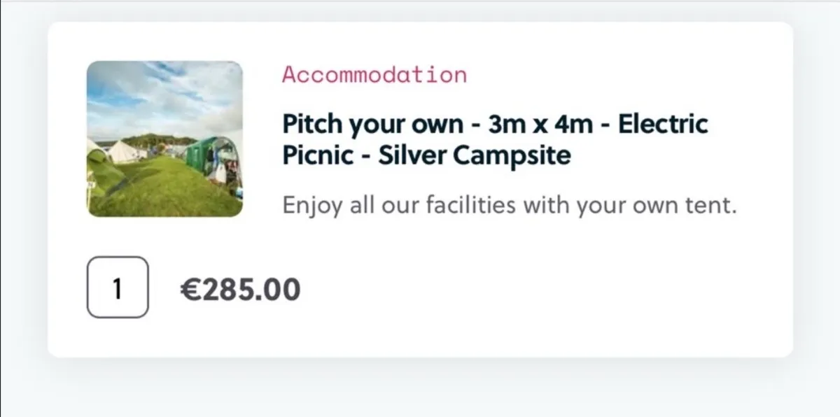 Sliver Campsite Electric/ picnic - Image 1