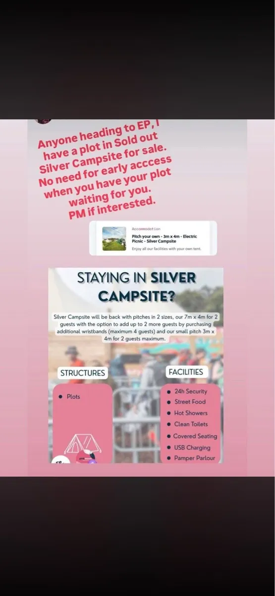 Sliver Campsite Electric/ picnic - Image 2