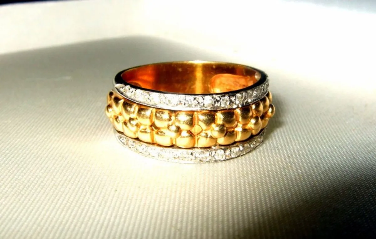 Vintage 18ct Gold/Diamond Hallmarked Ring - Image 3