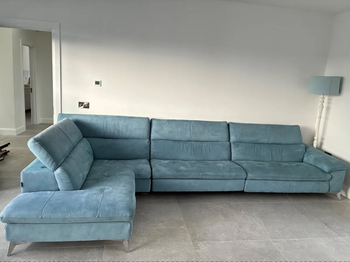 Premium Egoitaliano Corner Sofa, Chaise, Recliner - Image 3