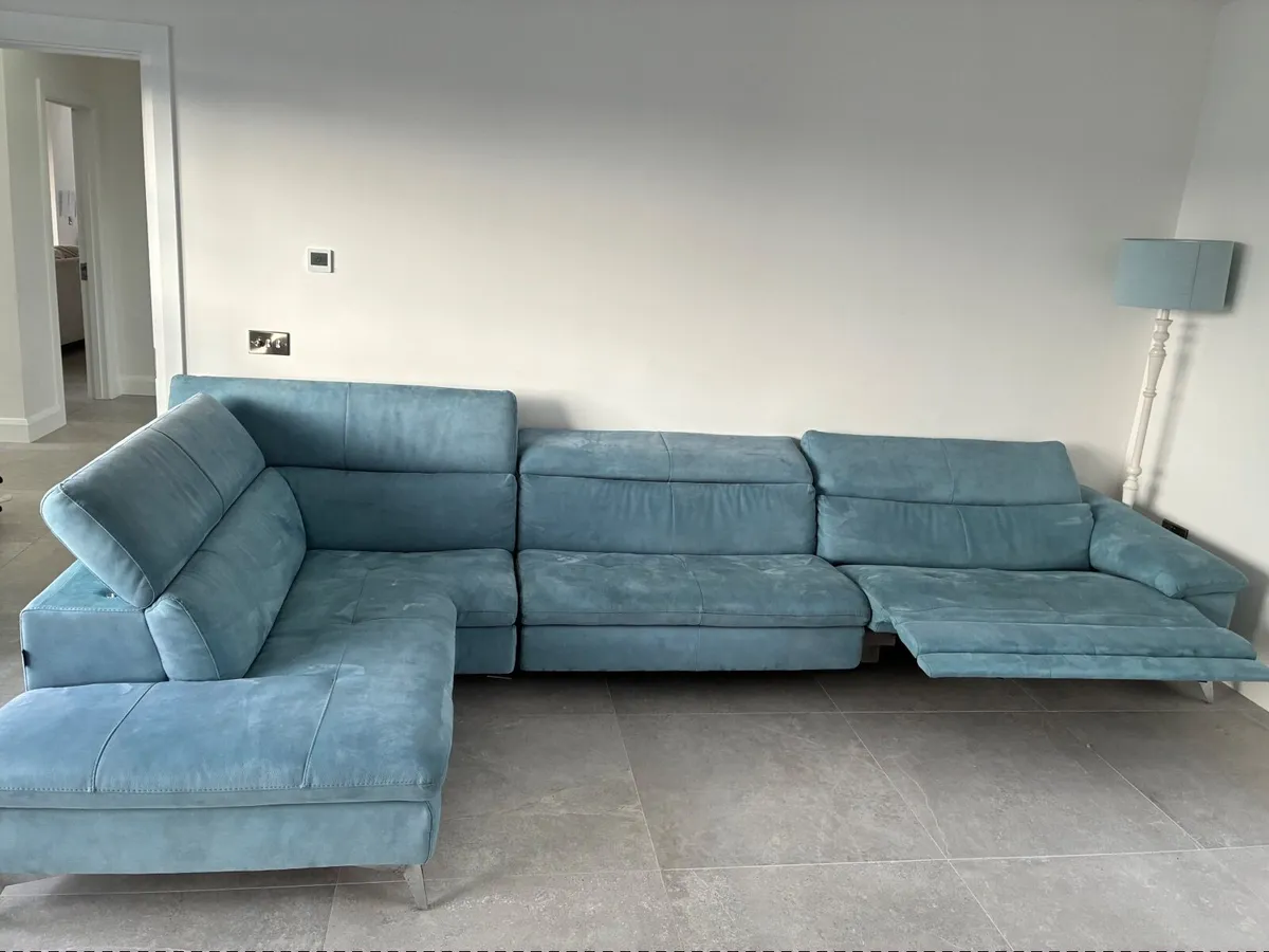 Premium Egoitaliano Corner Sofa, Chaise, Recliner - Image 2