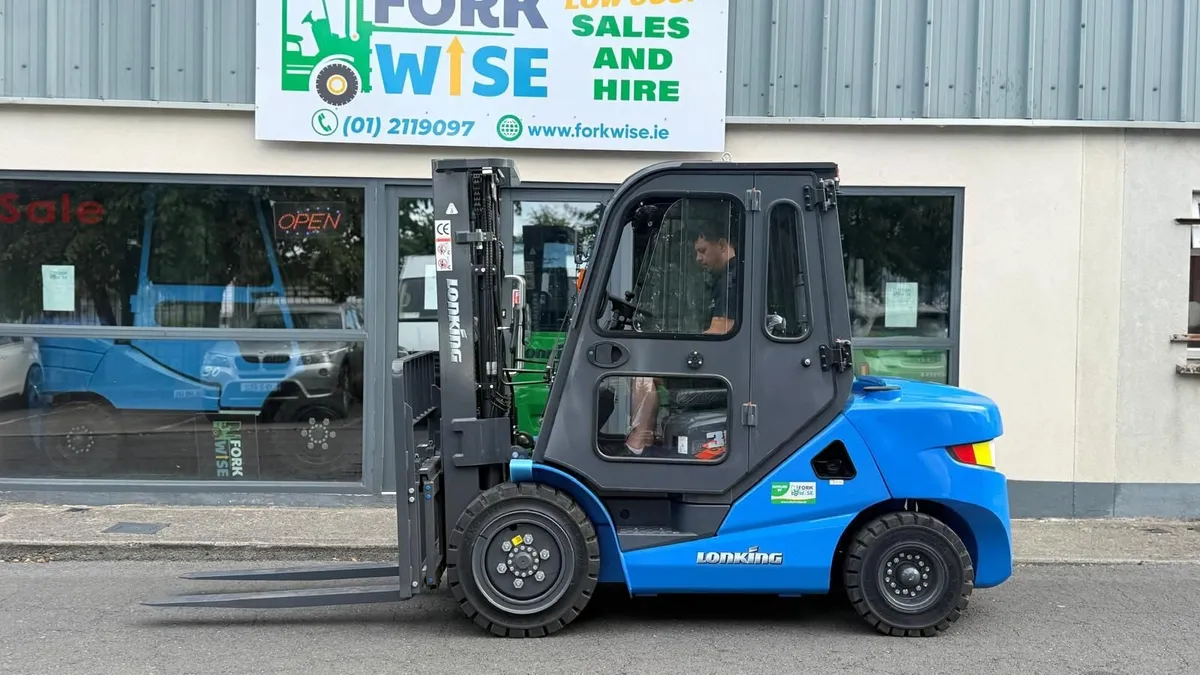 New 3.5T Diesel Forklift Lonking LG35DT 4.5m - Image 1