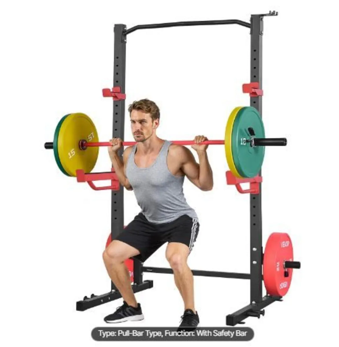 Power Cage Squat Rack, Multifunctional - Image 1