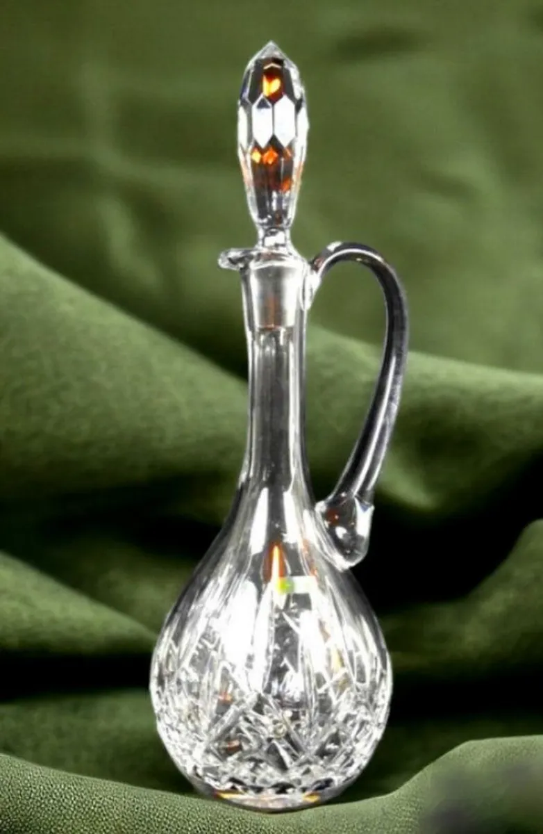 Vintage Galway Crystal "Leah" Claret Jug Decanter - Image 1