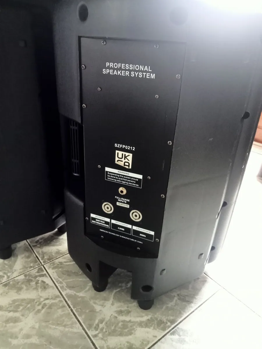 Dj speakers and amplifier - Image 3