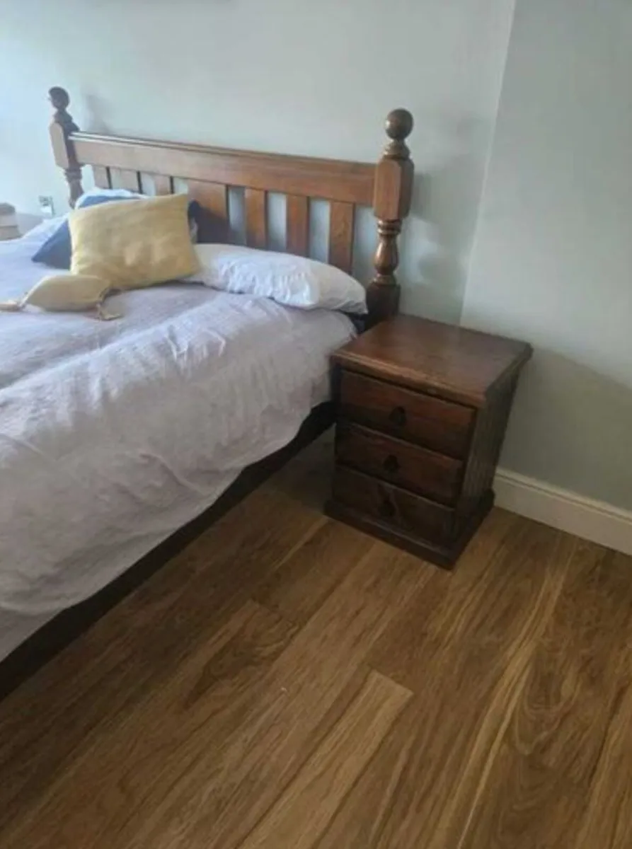 Queen Bed & Matching Lockers - Image 1