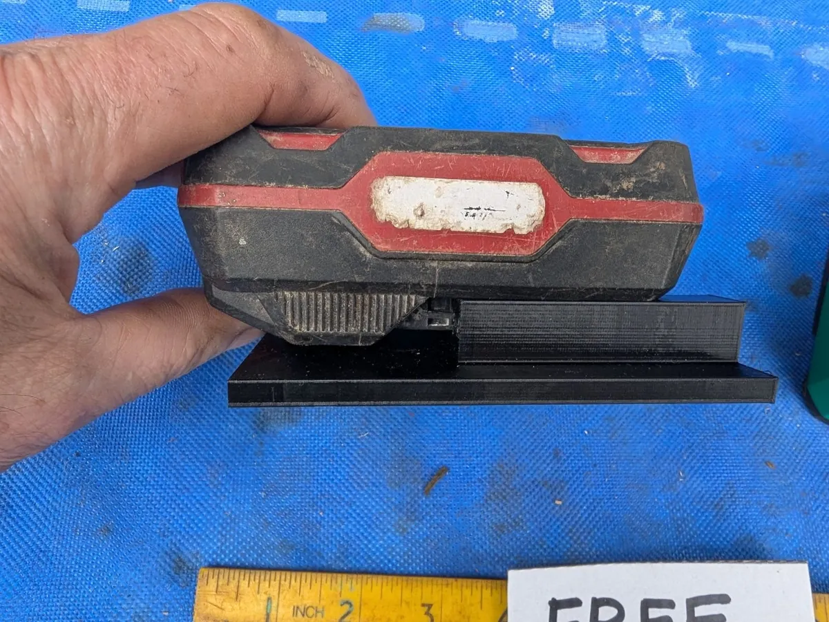 Wall Mounted Bracket for Parkside Batteries - Image 3