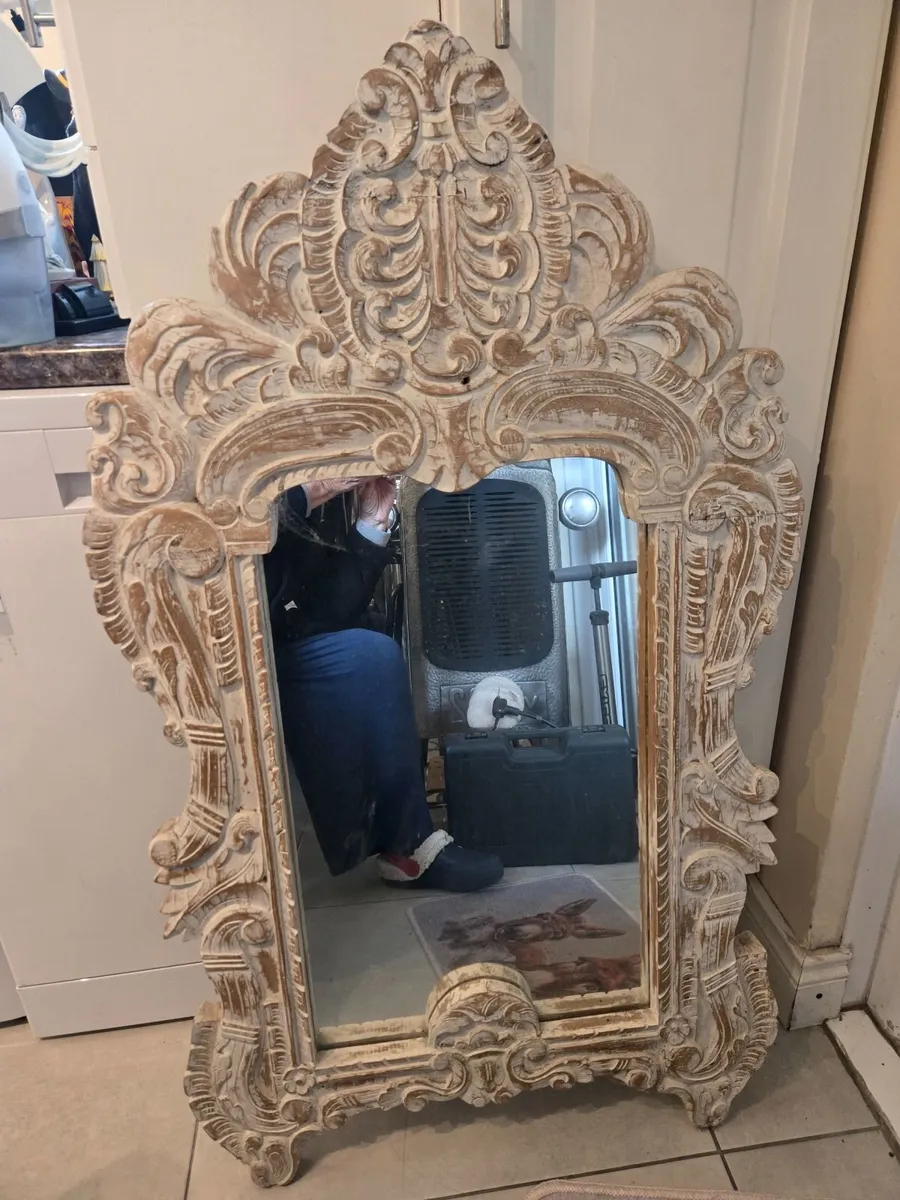 Carved Mirror