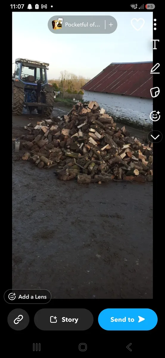 Log splitting service available in south tipperary