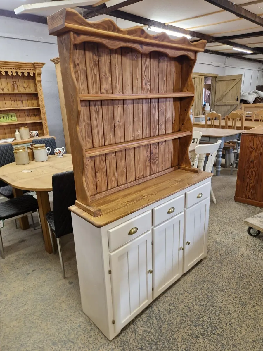 Vintage pine kitchen dresser - Image 2
