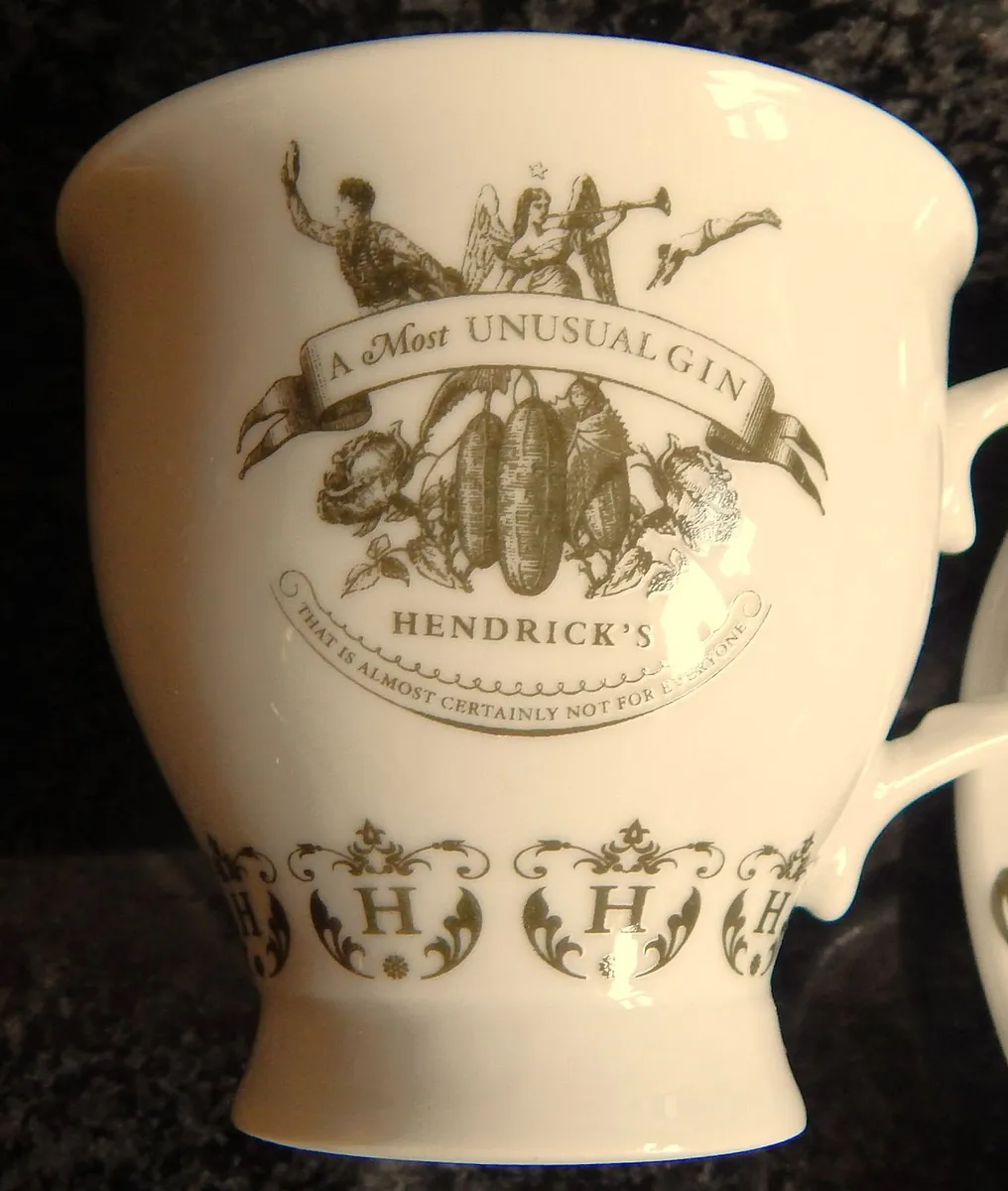 Set of 6 Hendrick’s Gin Cups & Saucers - Image 4