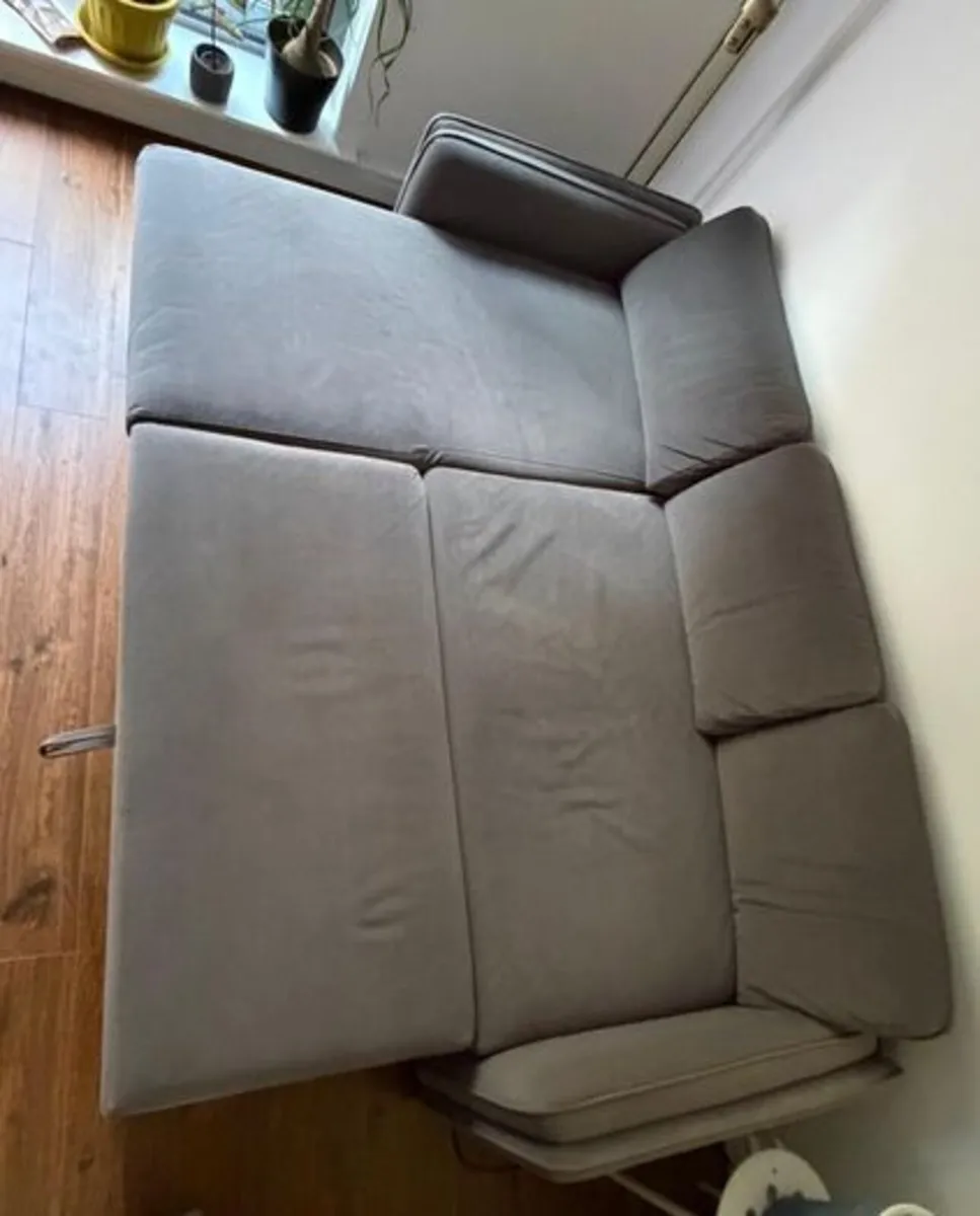 M&S Corner Sofa Bed 3-seater (Left-hand) ash grey - Image 4