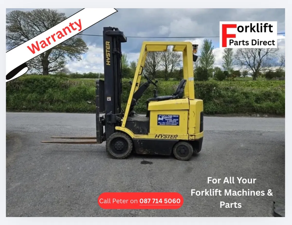 Hyster 2 ton electric forklift - Image 1