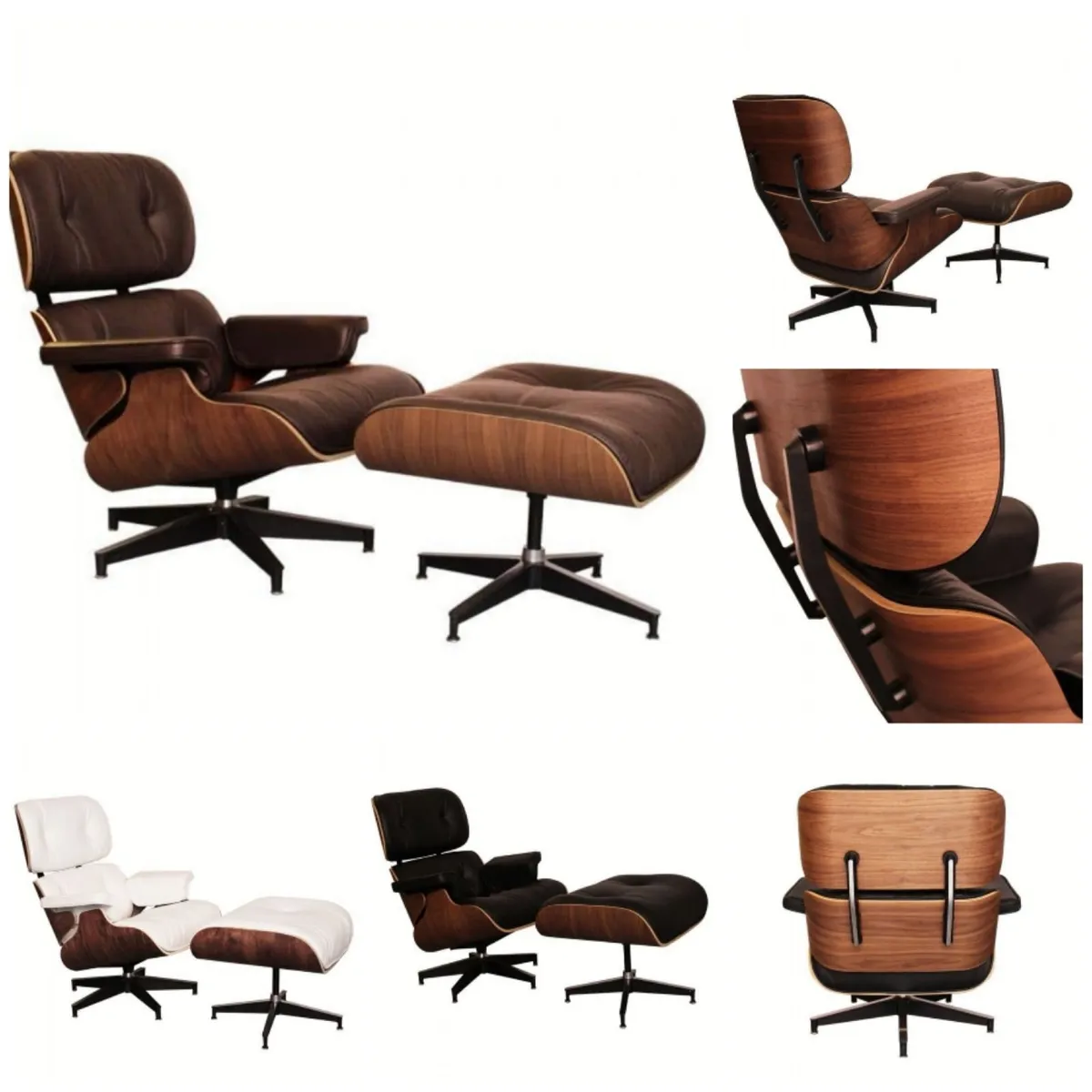 Eames Inspired Lounger & Ottoman