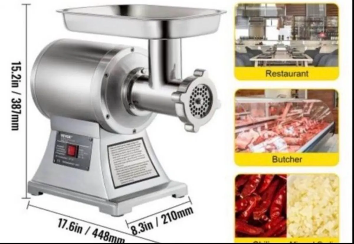 NEW NEW 17kg Heavy duty 220v Meat grinder 1100w - Image 2