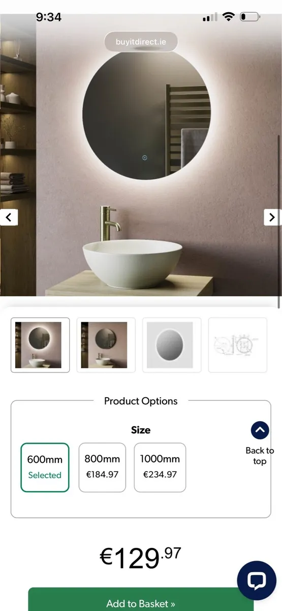 Bathroom LED mirror - Image 3