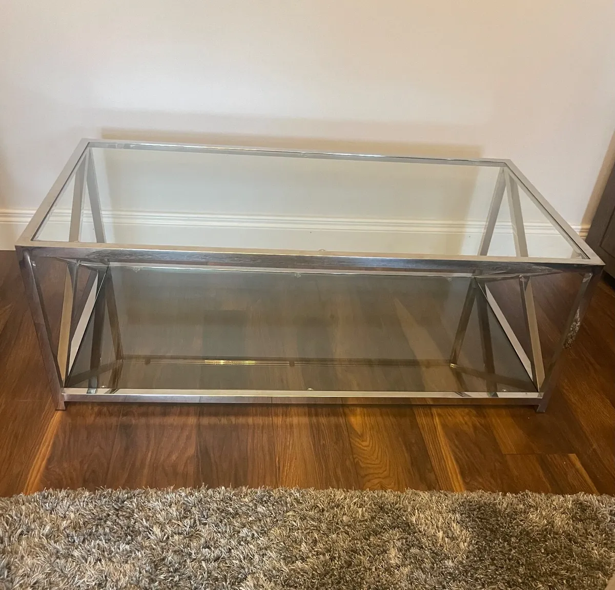 Tv unit & sitting room Glass table - Image 3