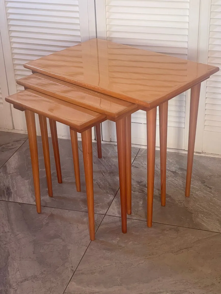 Mid century Danish nesting tables - Image 1