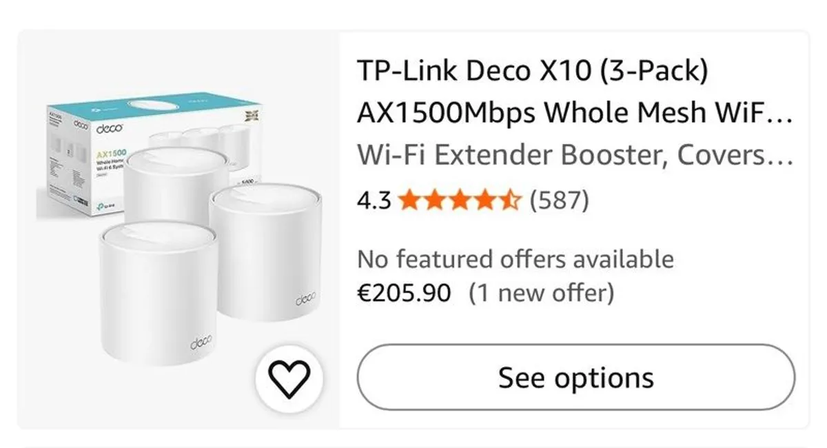 TP-Link AX1500 Whole Home Mesh Wi-Fi 6 System | Pack of 3 - Image 2