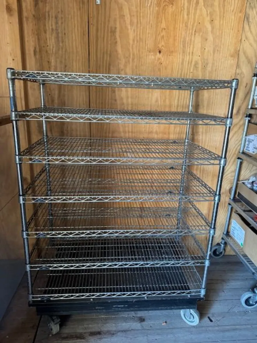 Wired Shelf Trolley - Image 1
