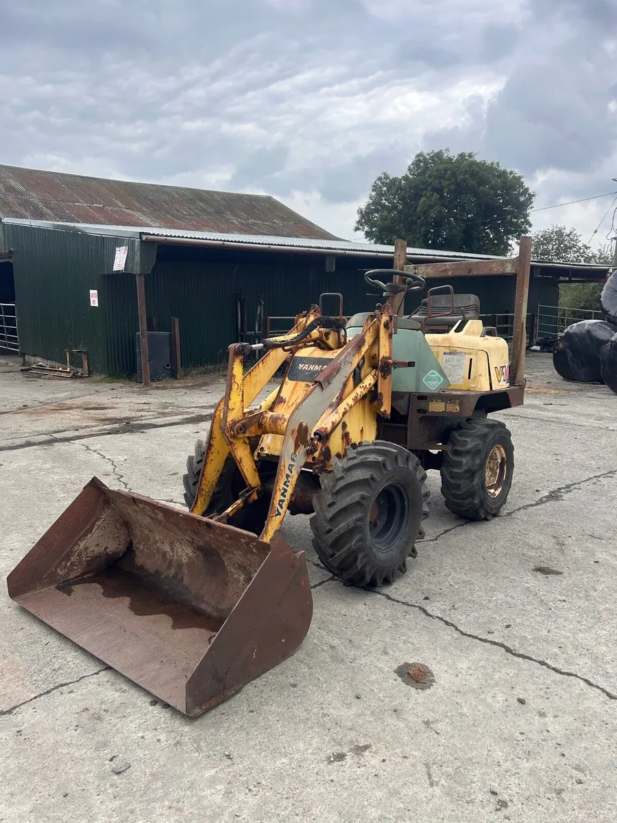 Yanmar V1 Mini Wheel Loader - Image 1