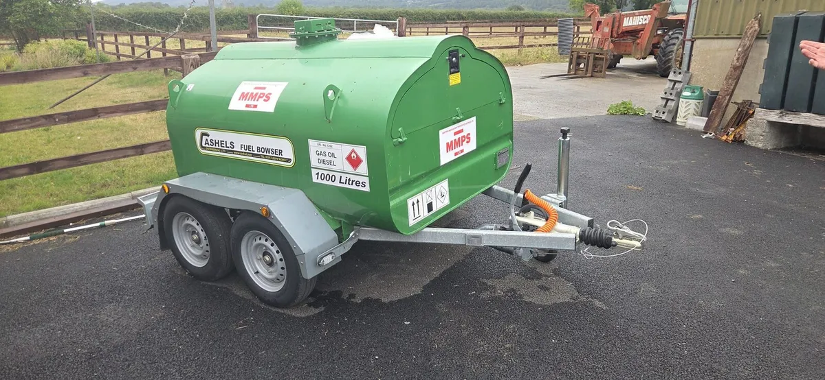 Cashel 1000l Fuel Bowser (bunded) - Image 1