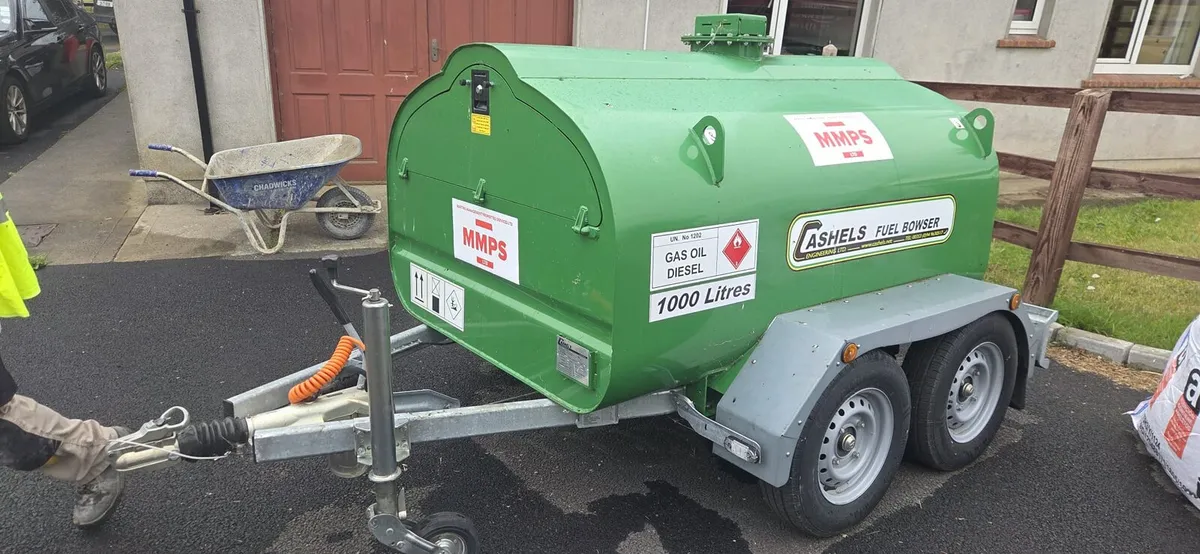 Cashel 1000l Fuel Bowser (bunded) - Image 3