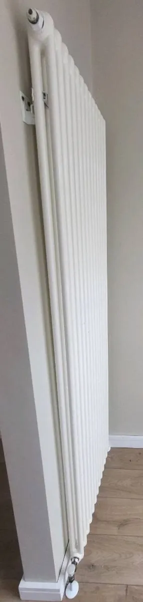 ​Modern Tall White Tubular Radiator - 2m x 64cm - Image 2